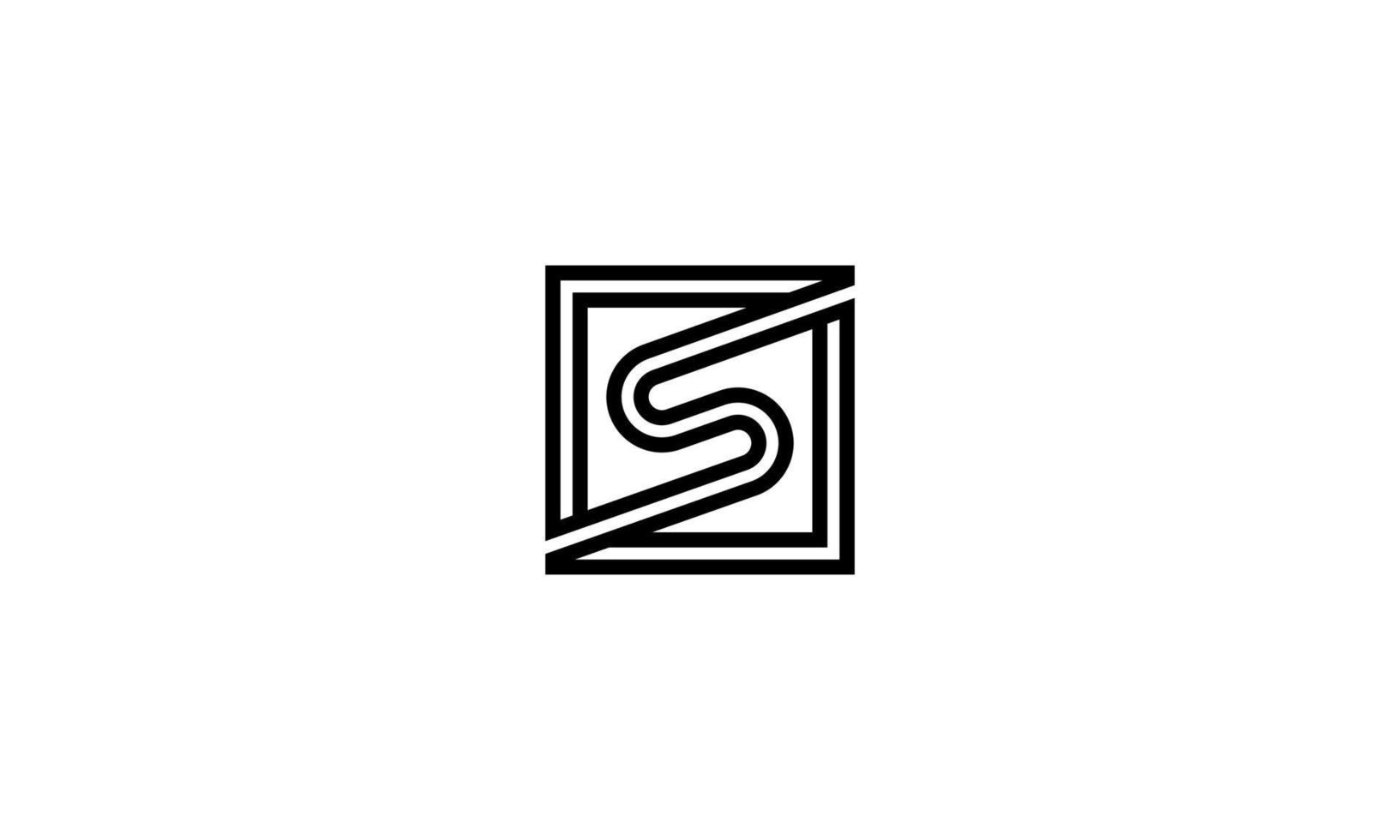 s logo design free vector template.