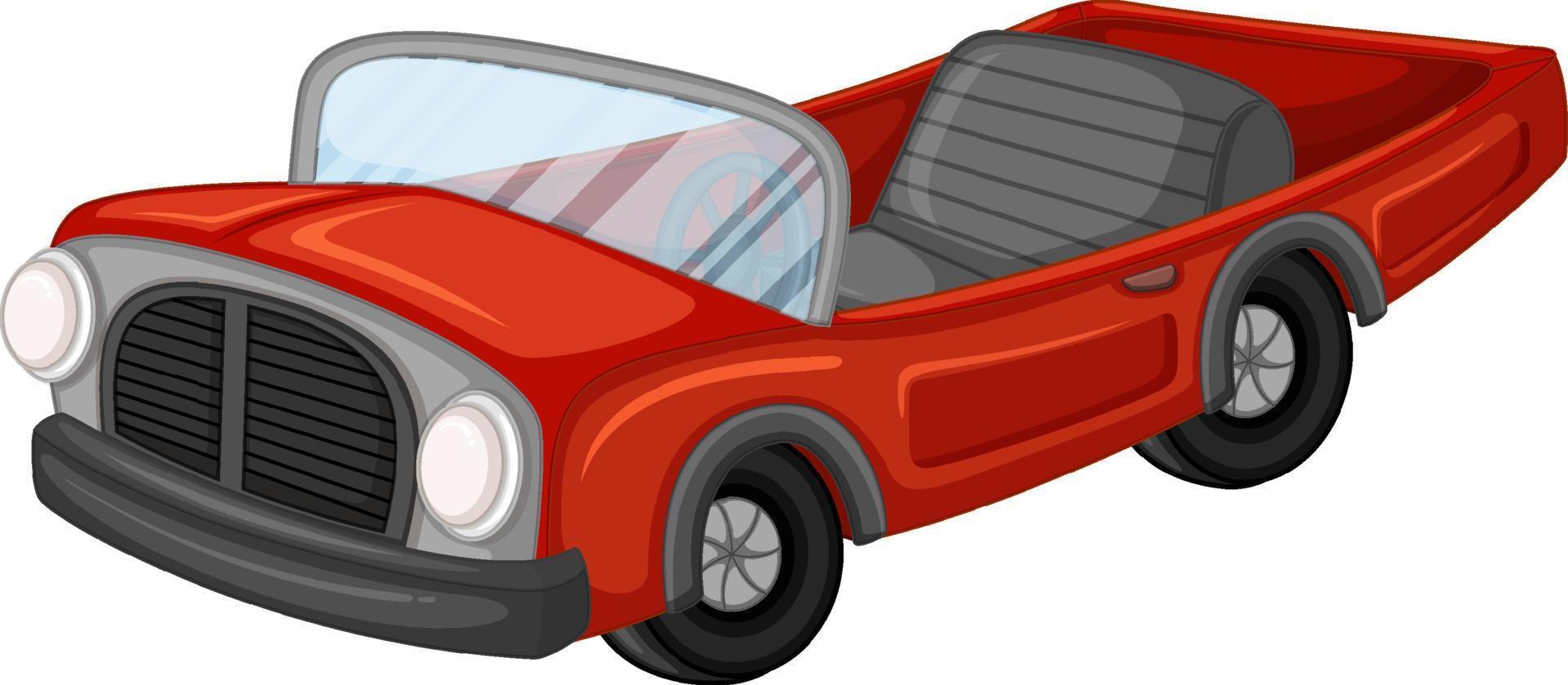 Vintage car in cartoon design vector