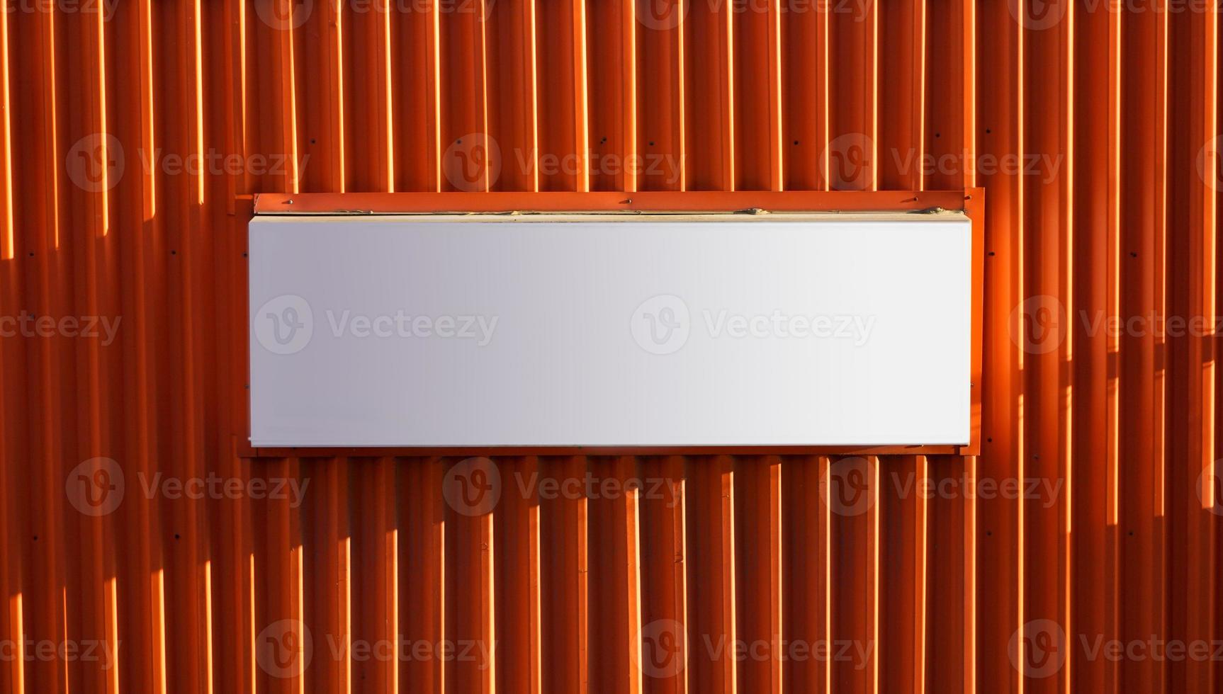 Street lamp sign mock-up ad photo
