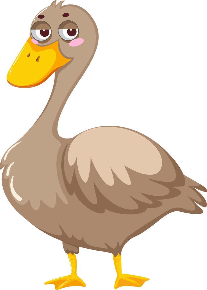 personaje de dibujos animados de pato sobre fondo blanco 10518224 Vector en Vecteezy personaje de dibujos animados de pato sobre fondo blanco 10518224 Vector en Vecteezy