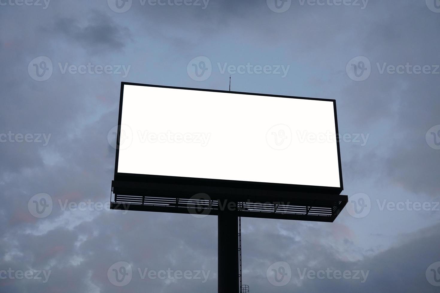 Outdoor advertising Scenery and Advertising Mockup photo