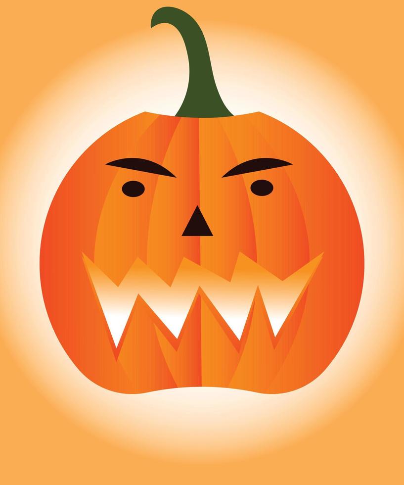 arte vectorial de calabaza para el diseño de halloween vector