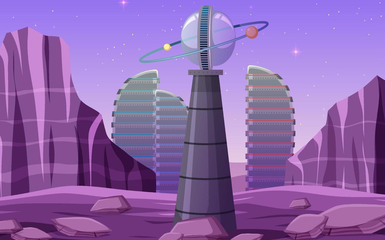 Outer space background wallpaper vector