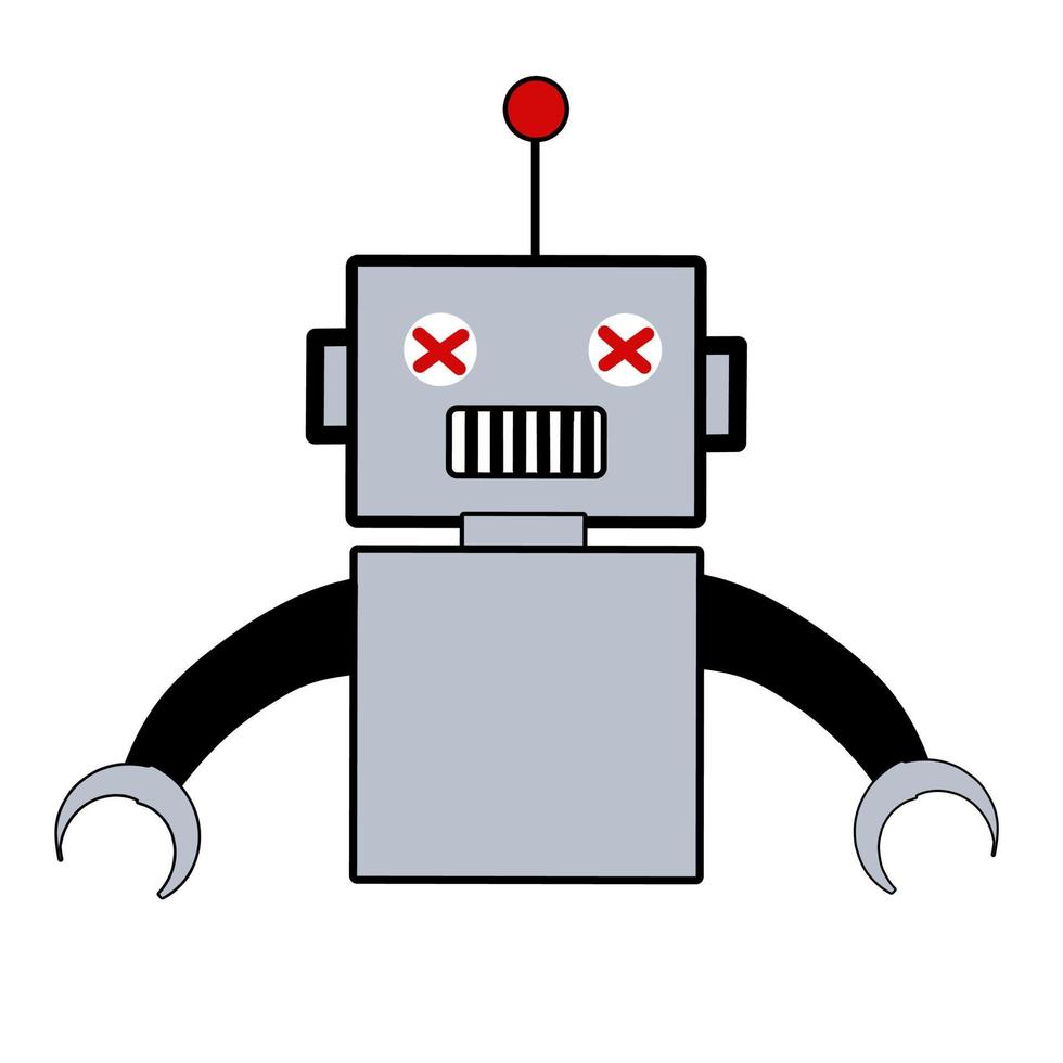 Illustration vector graphic of icon robot