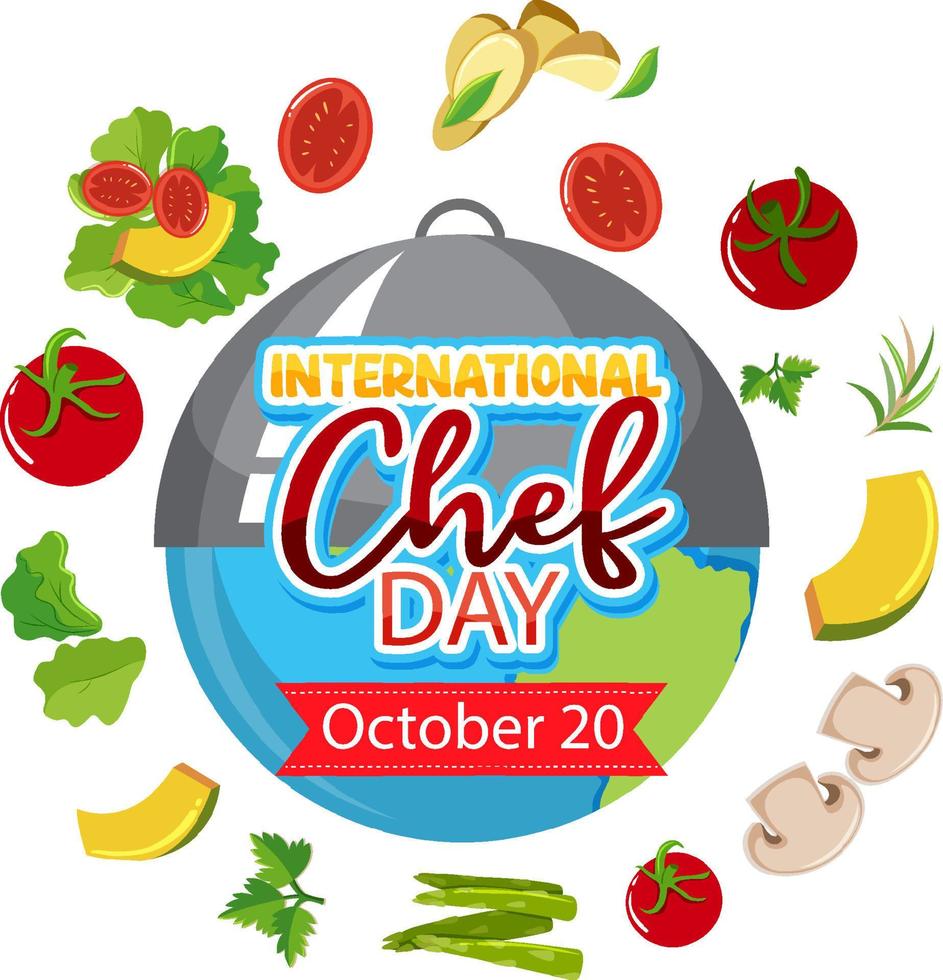International Chef Day Poster Design 10518451 Vector Art at Vecteezy
