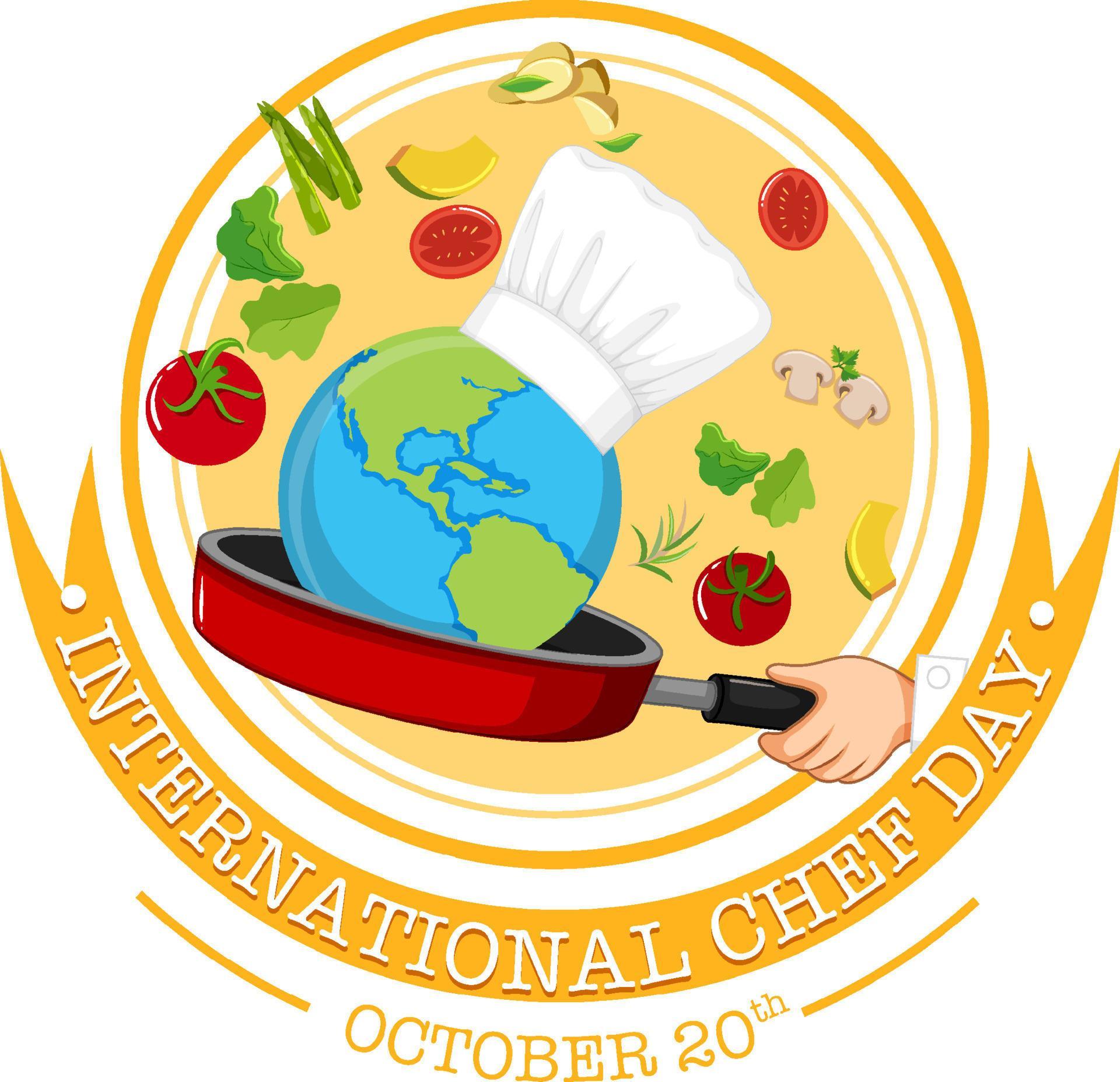 International Chef Day Poster Design 10518614 Vector Art at Vecteezy