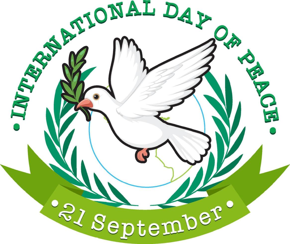 International Day of Peace vector