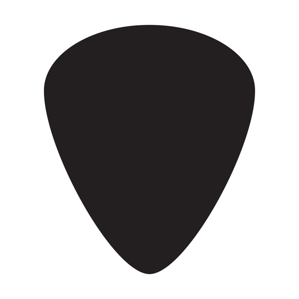 guitar pick icon vector for graphic design, logo, website, social media, mobile app, UI