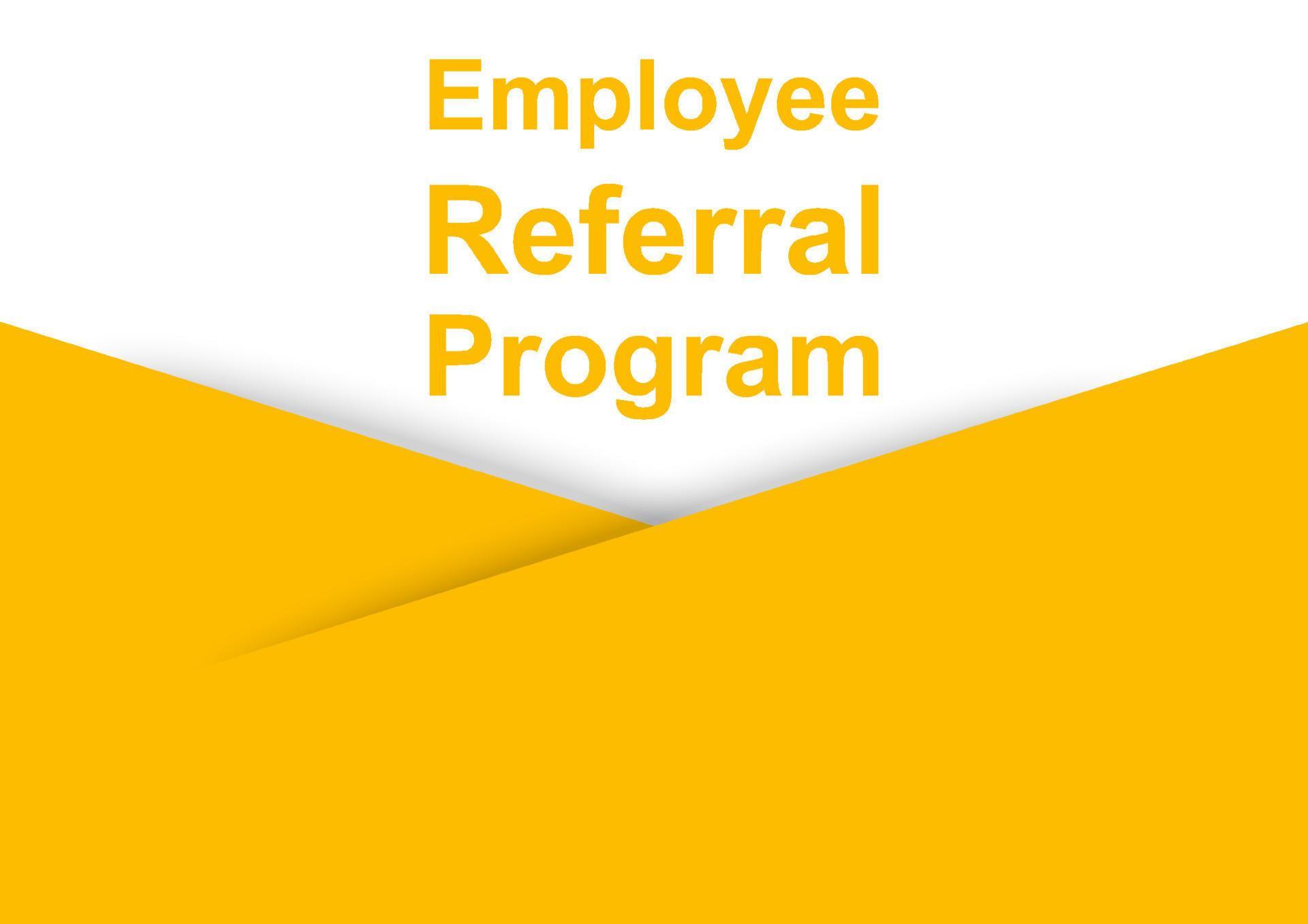 Employee referral program banner vector with copy space human resource ...