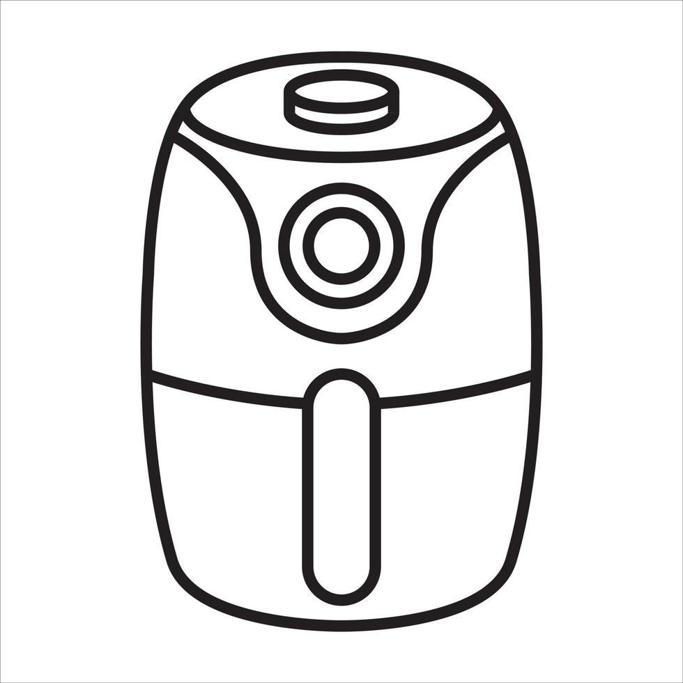 cooking air fryer appliance icon vector for graphic design, logo, website, social media, mobile app, UI illustration