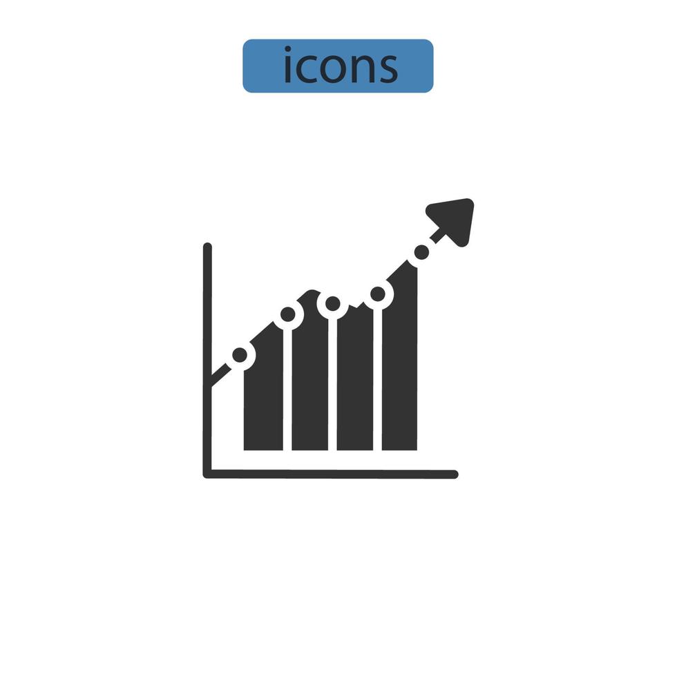 sample data icons  symbol vector elements for infographic web