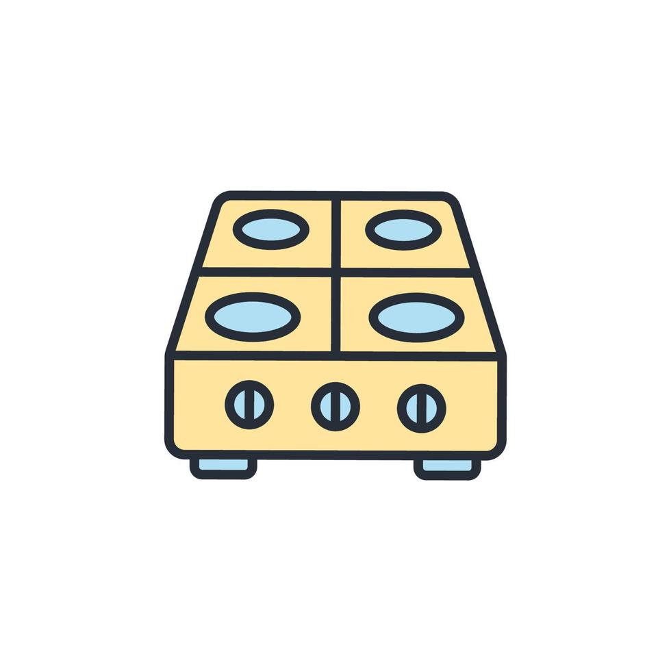 Stove icons  symbol vector elements for infographic web