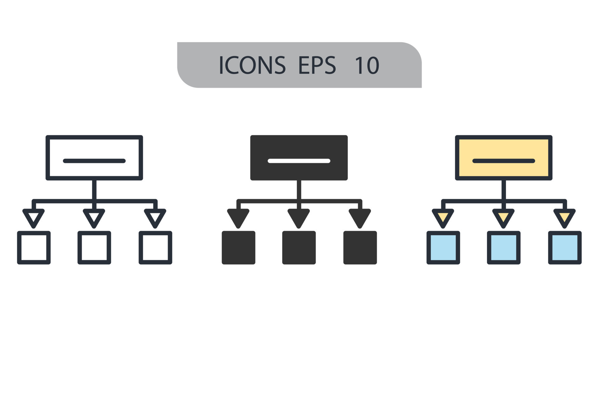 Clustering icons symbol vector elements for infographic web 10519021 ...