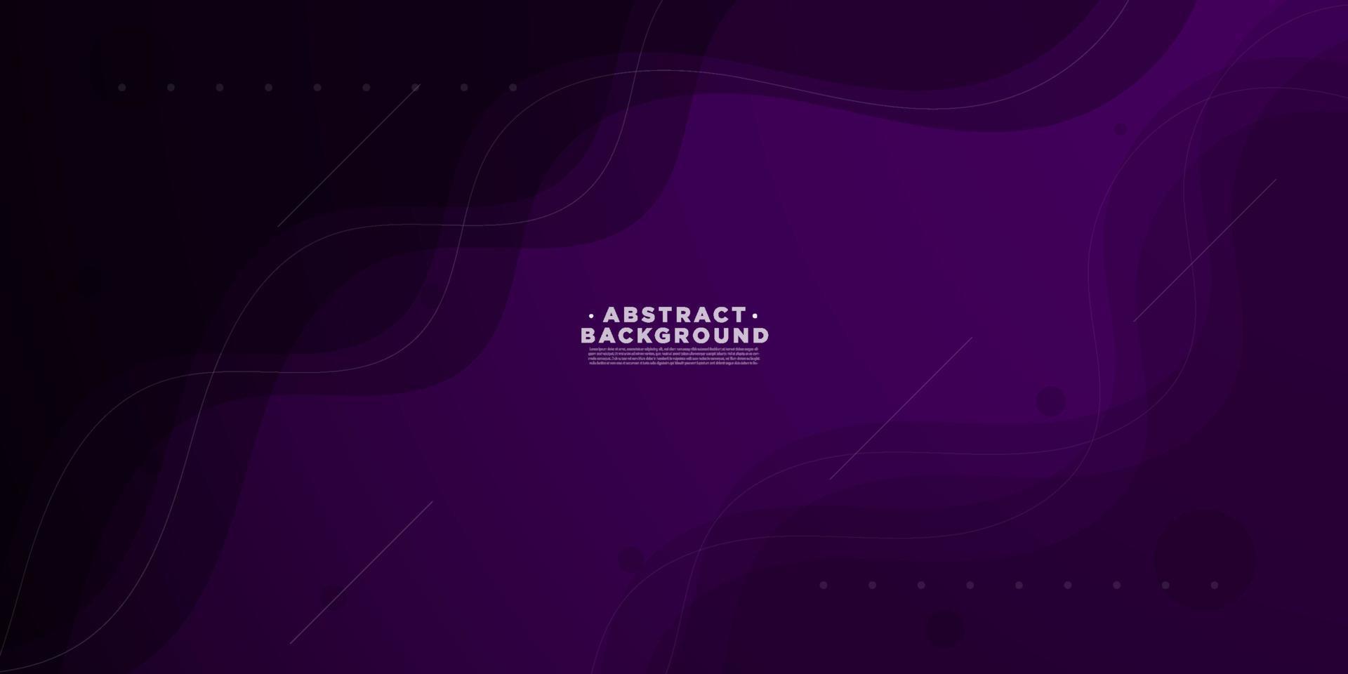 Modern abstract dynamic shape background in dark purple gradation. Perfectly used for landing pages, websites, banners, posters, events, etc. Eps10 vector illustration