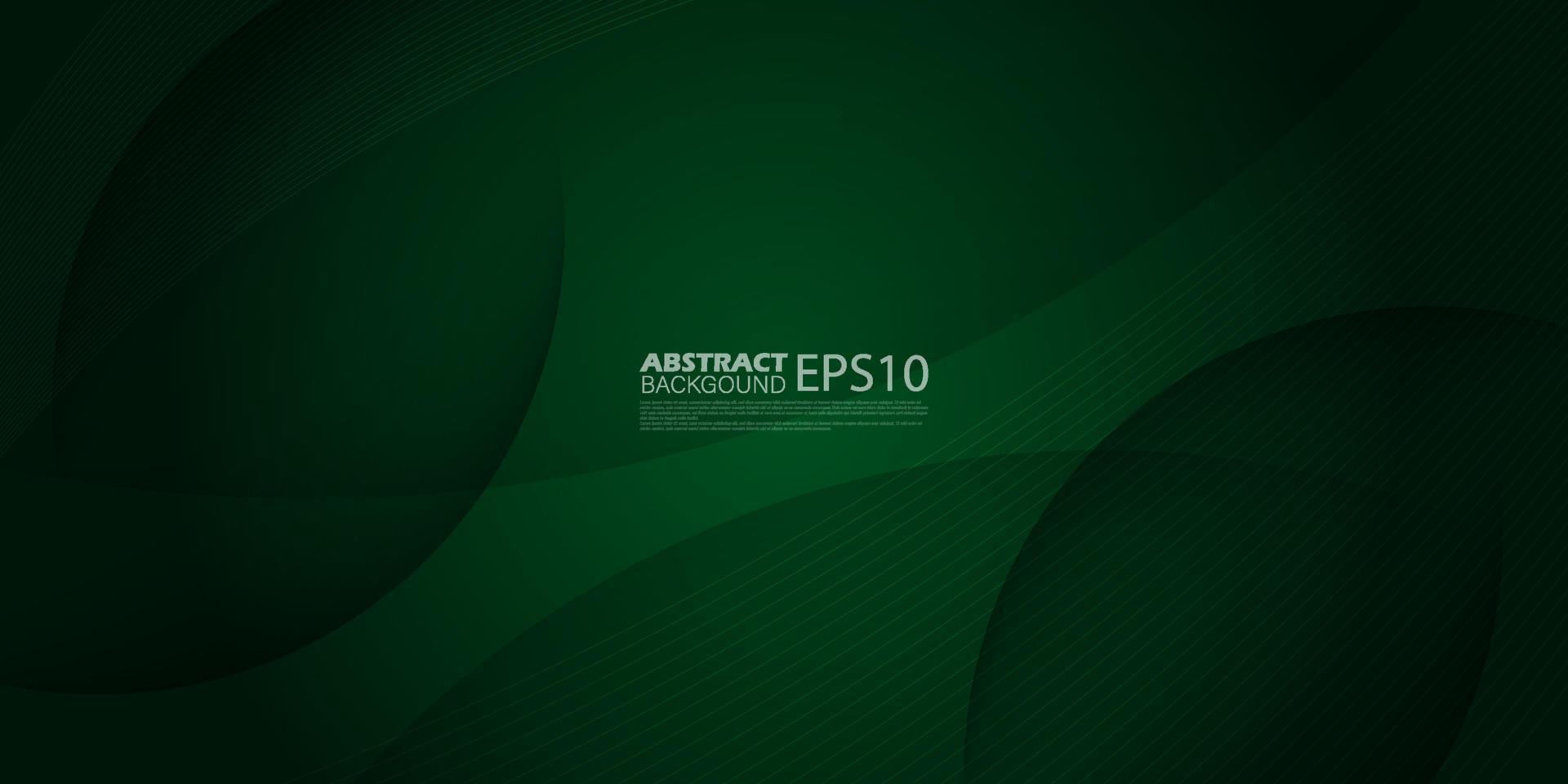 Modern Simple Abstract Background with Dark Green Color Design. Eps10 Vector Template
