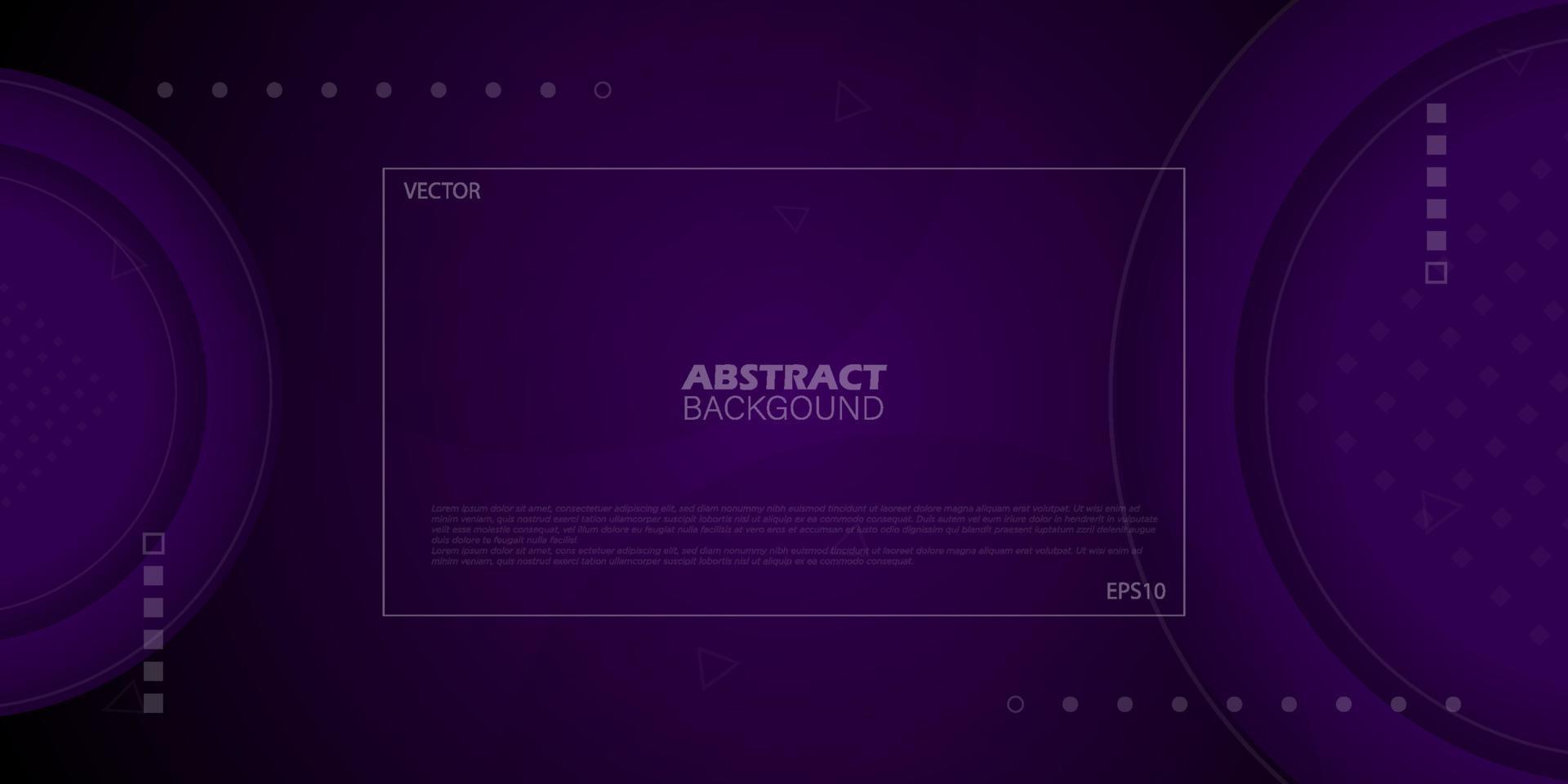 Simple abstract dark purple geometric background. cool color background design. cool shapes composition. Eps10 vector