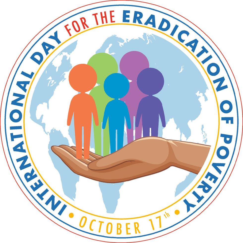 International Day For The Eradication Of Poverty vector