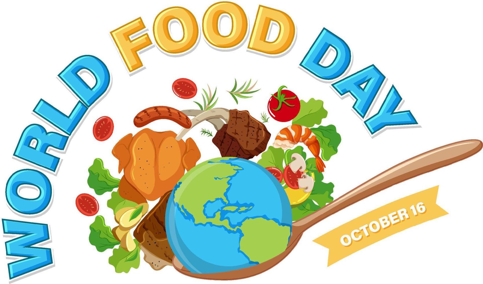 World Food Day Banner Template vector