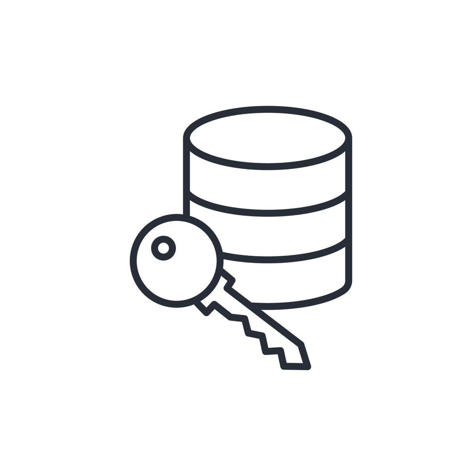 data encryption icons symbol vector elements for infographic web ...