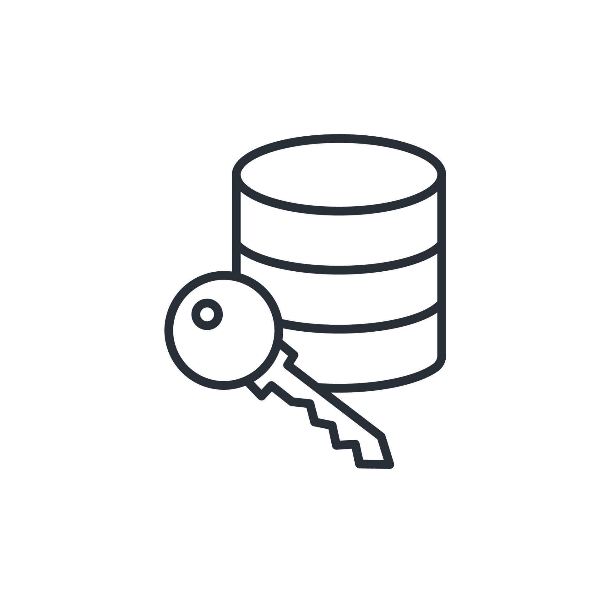 data encryption icons symbol vector elements for infographic web ...