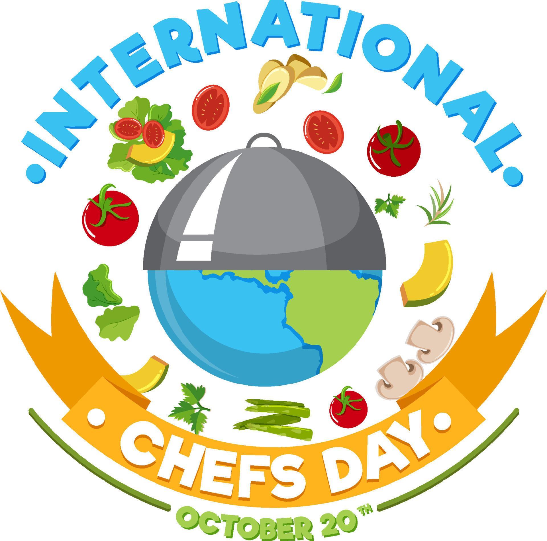 International Chef Day Poster Design 10519517 Vector Art at Vecteezy