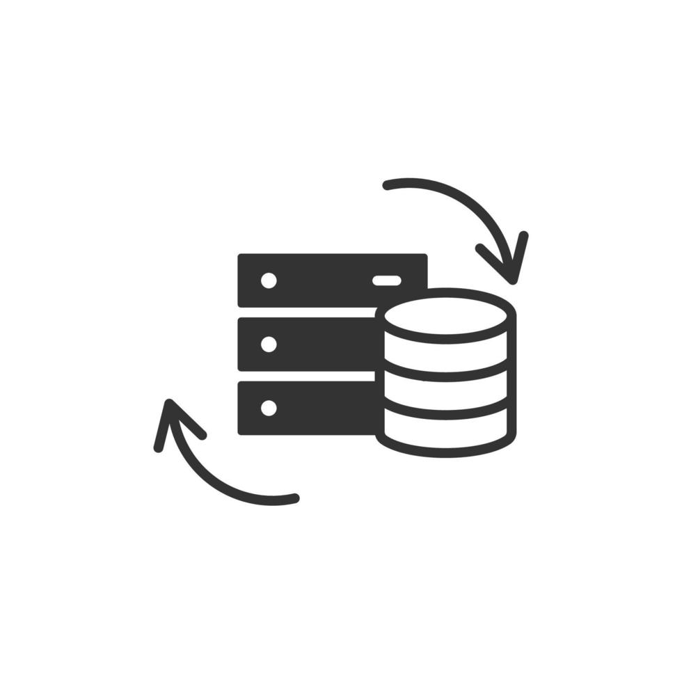 data back up icons  symbol vector elements for infographic web