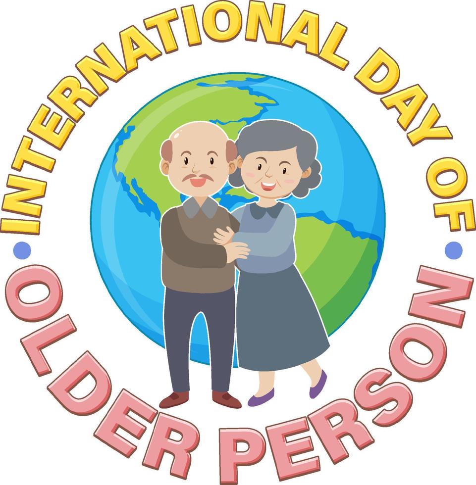 International Day for Older Persons Poster 10519595 Vector Art at Vecteezy