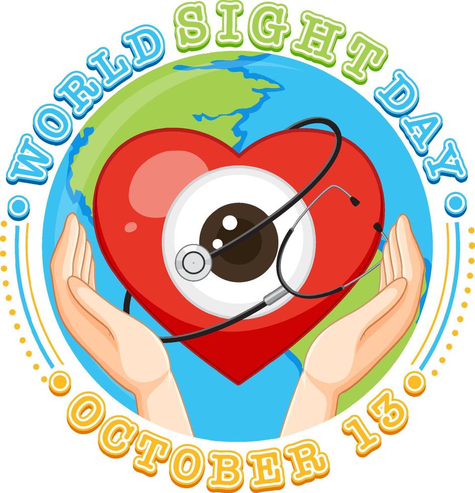 World Sight Day Poster Design vector