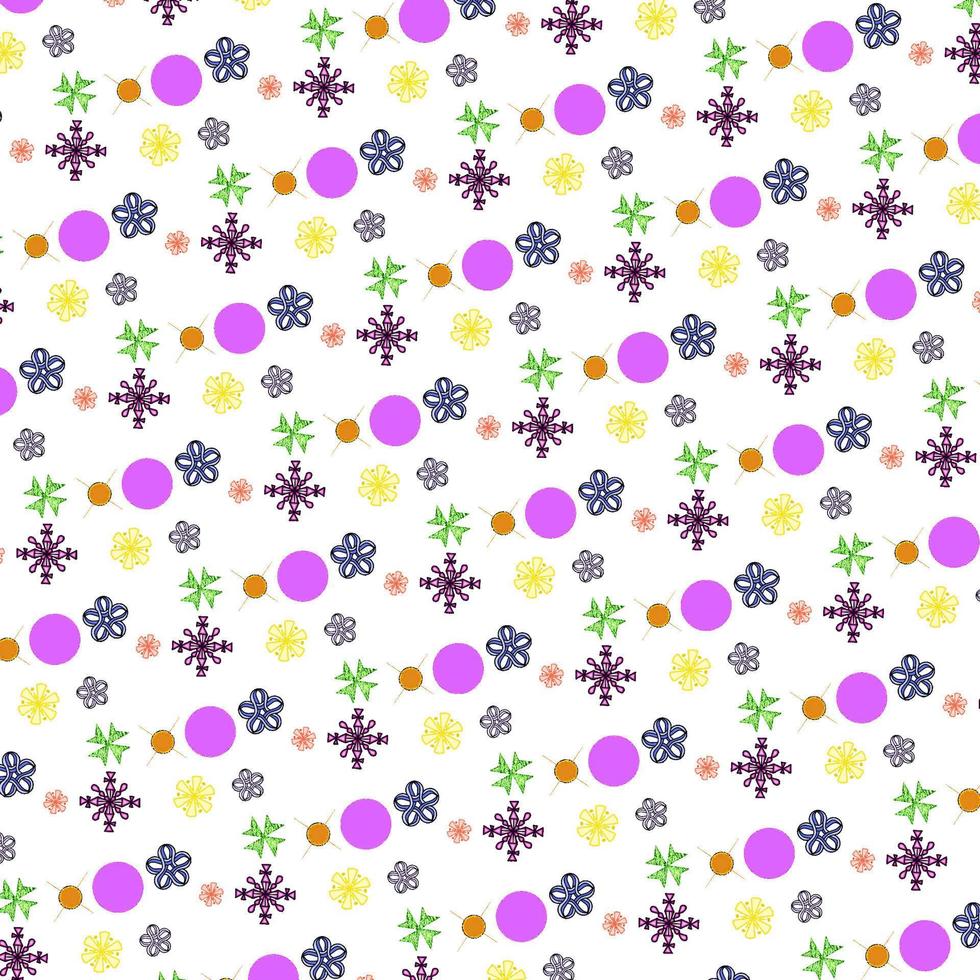 seamless bright cute shape for decoration pattern vector