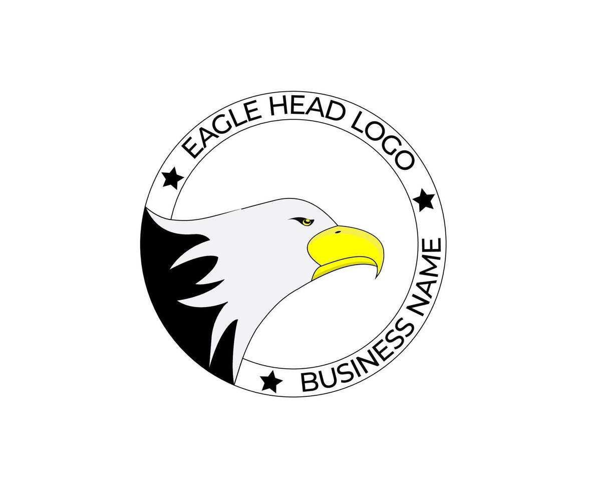 logotipo de cabeza de águila. logotipos elegantes. logotipo de animales vector