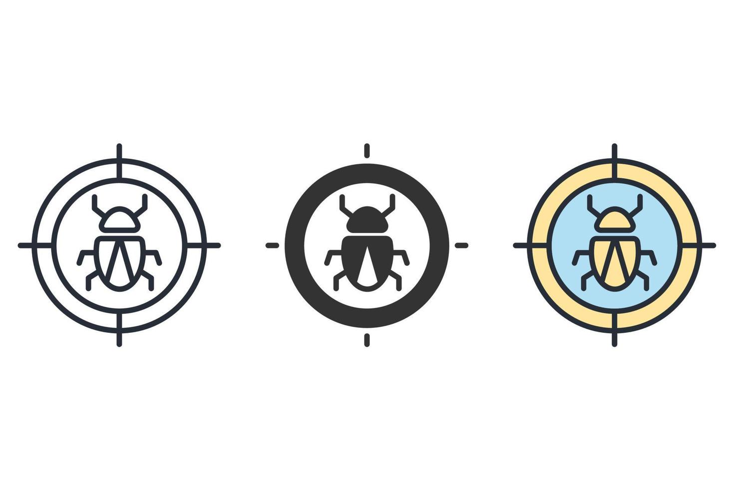 malware icons  symbol vector elements for infographic web