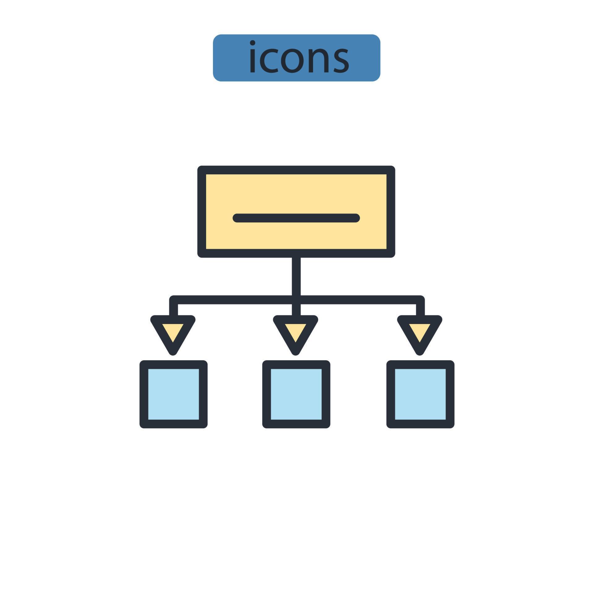 Clustering icons symbol vector elements for infographic web 10519951 ...
