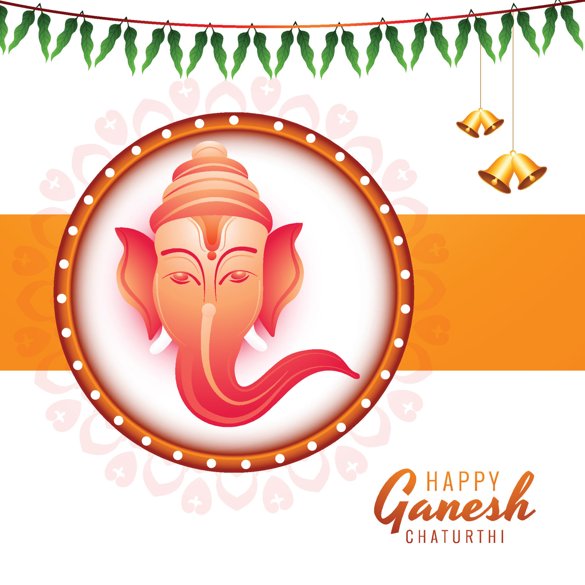 Lord ganesh for ganesh chaturthi holiday festival card background 10520449  Vector Art at Vecteezy