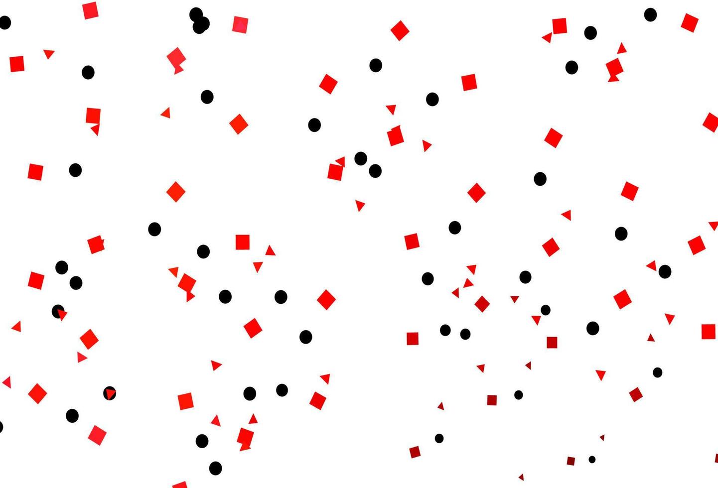 Light Red vector pattern in polygonal style with circles.