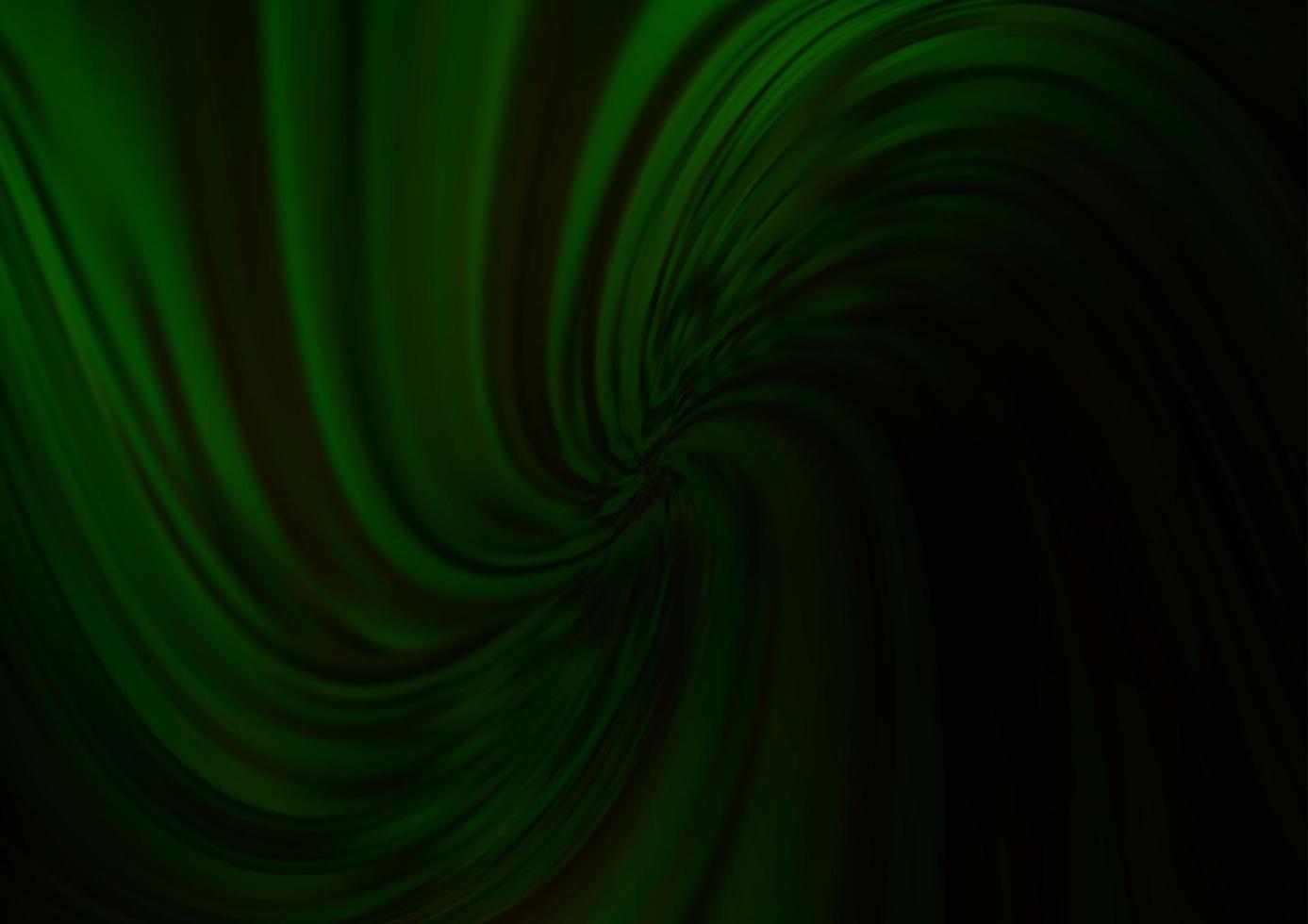 Light Green vector pattern with curved circles.