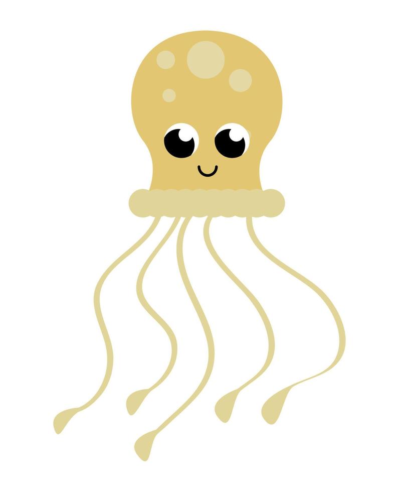 jellyfish sealife animal vector