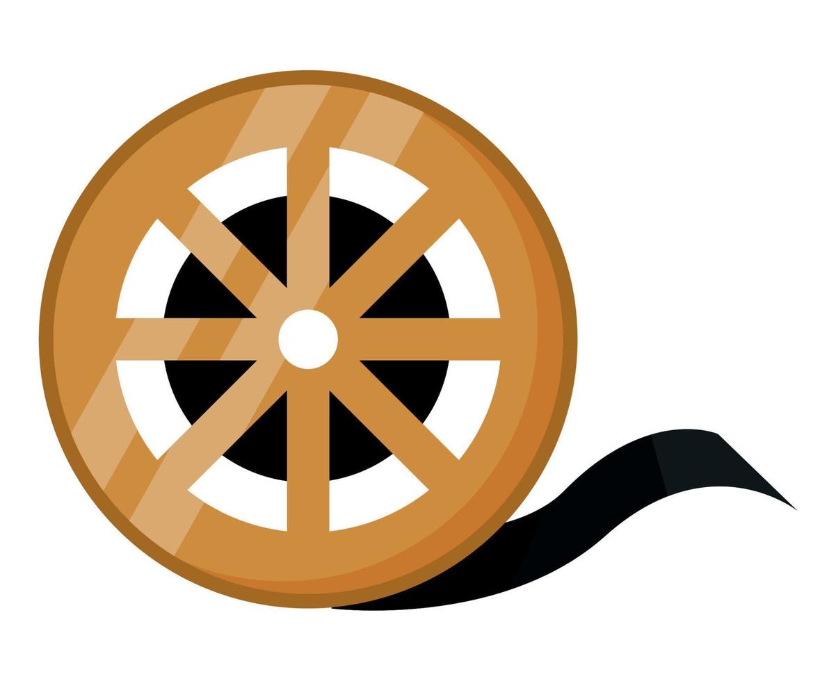 cinema tape reel 10520931 Vector Art at Vecteezy