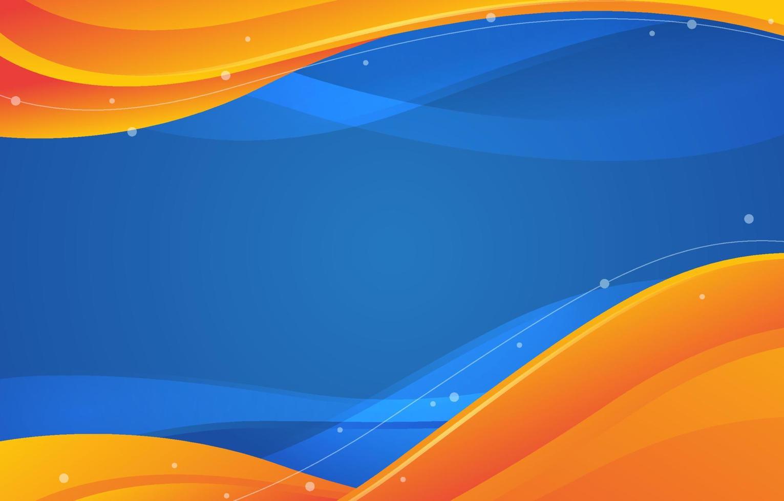 Blue Orange Background vector