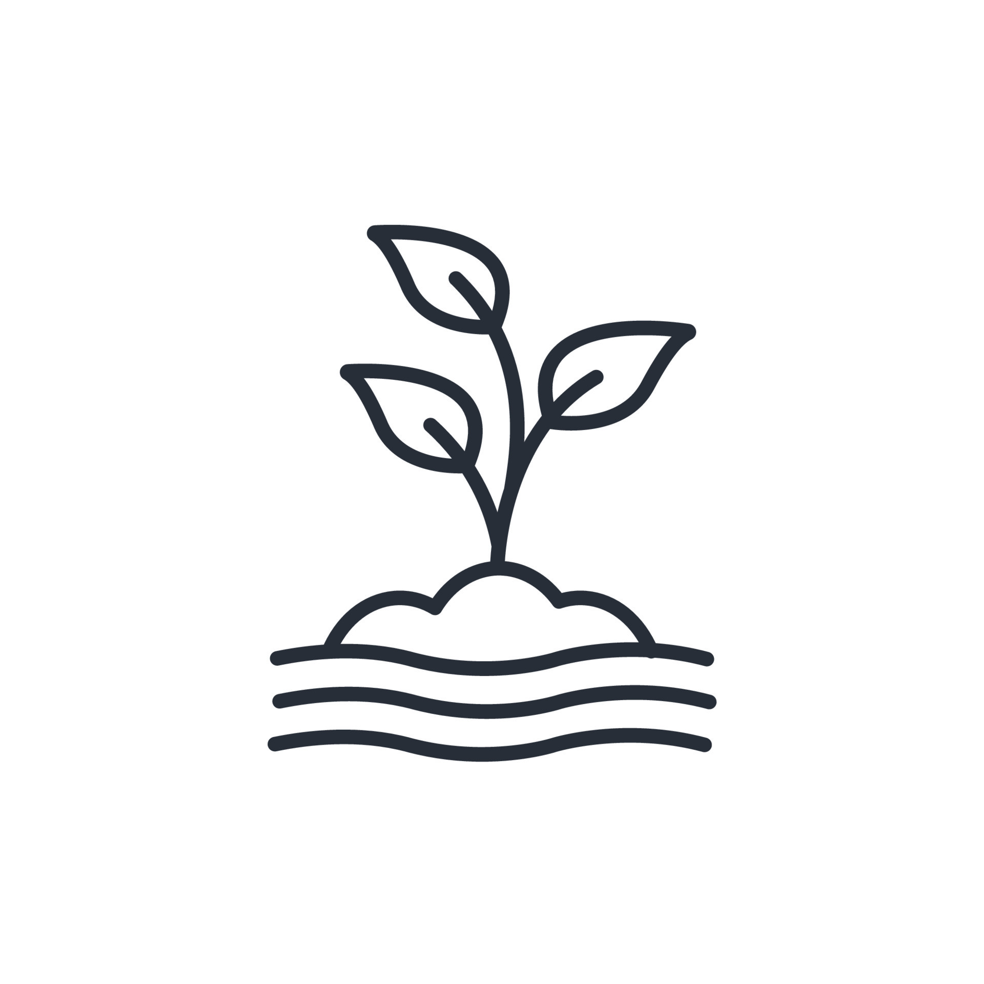 los iconos del suelo simbolizan los elementos vectoriales para la web