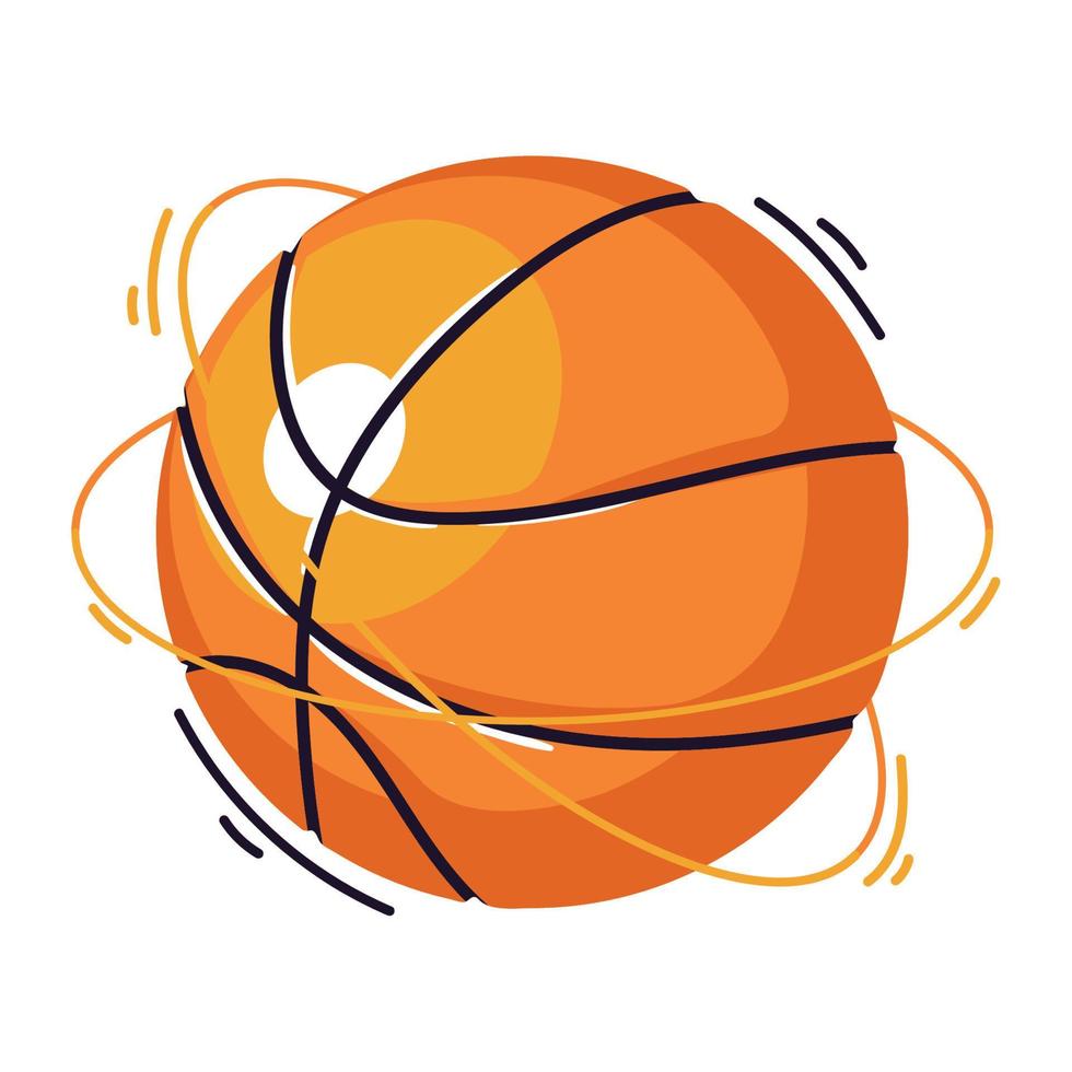 globo deportivo de baloncesto vector