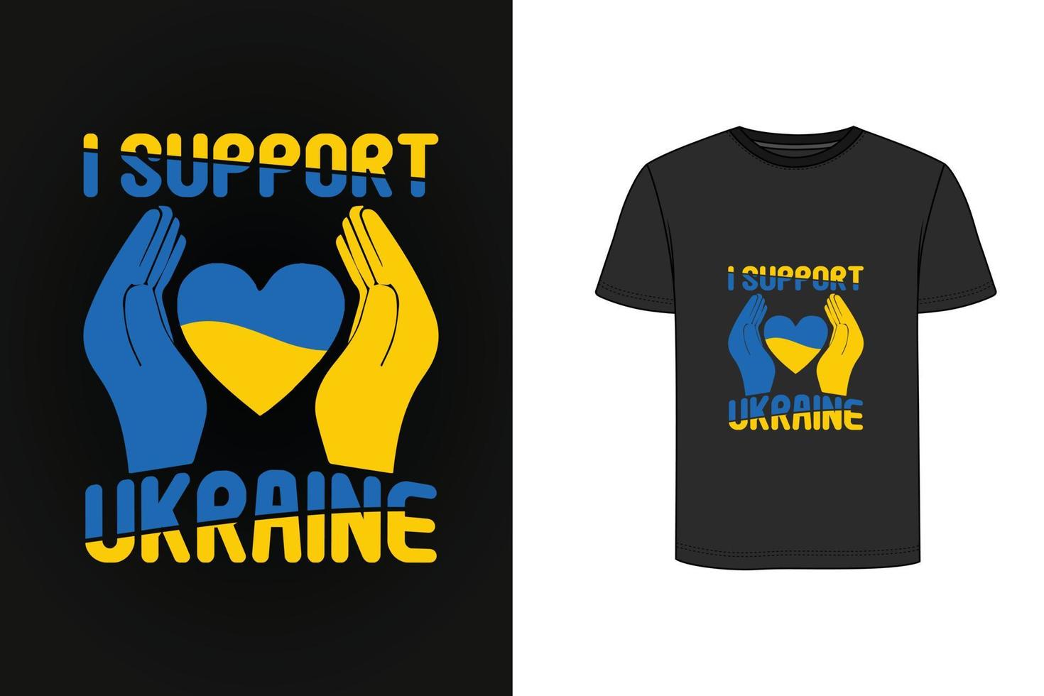 Ukraine retro vintage t shirt design vector