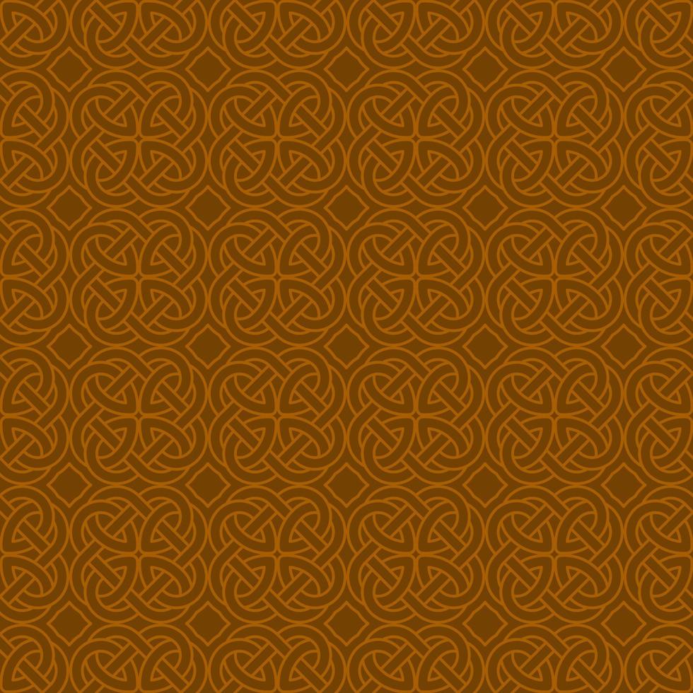 Celtic Knots Inspired Seamless Pattern vector