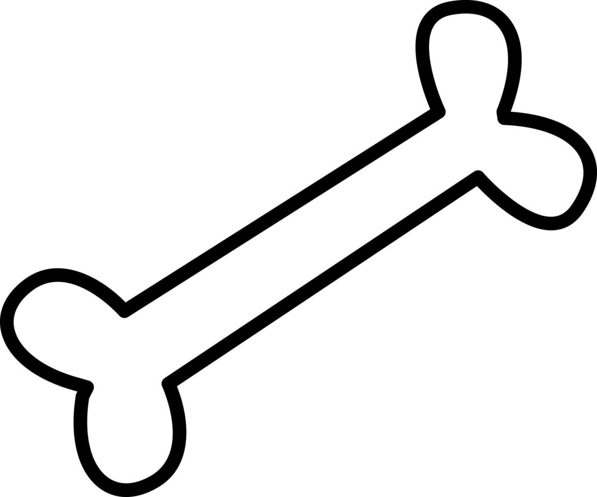 Bone for a dog. vector