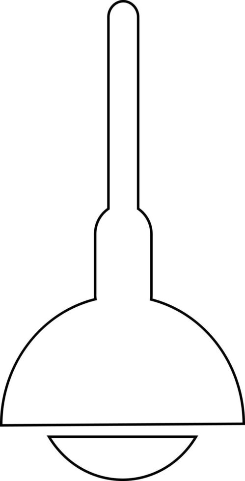 Furniture icon lamp. vector