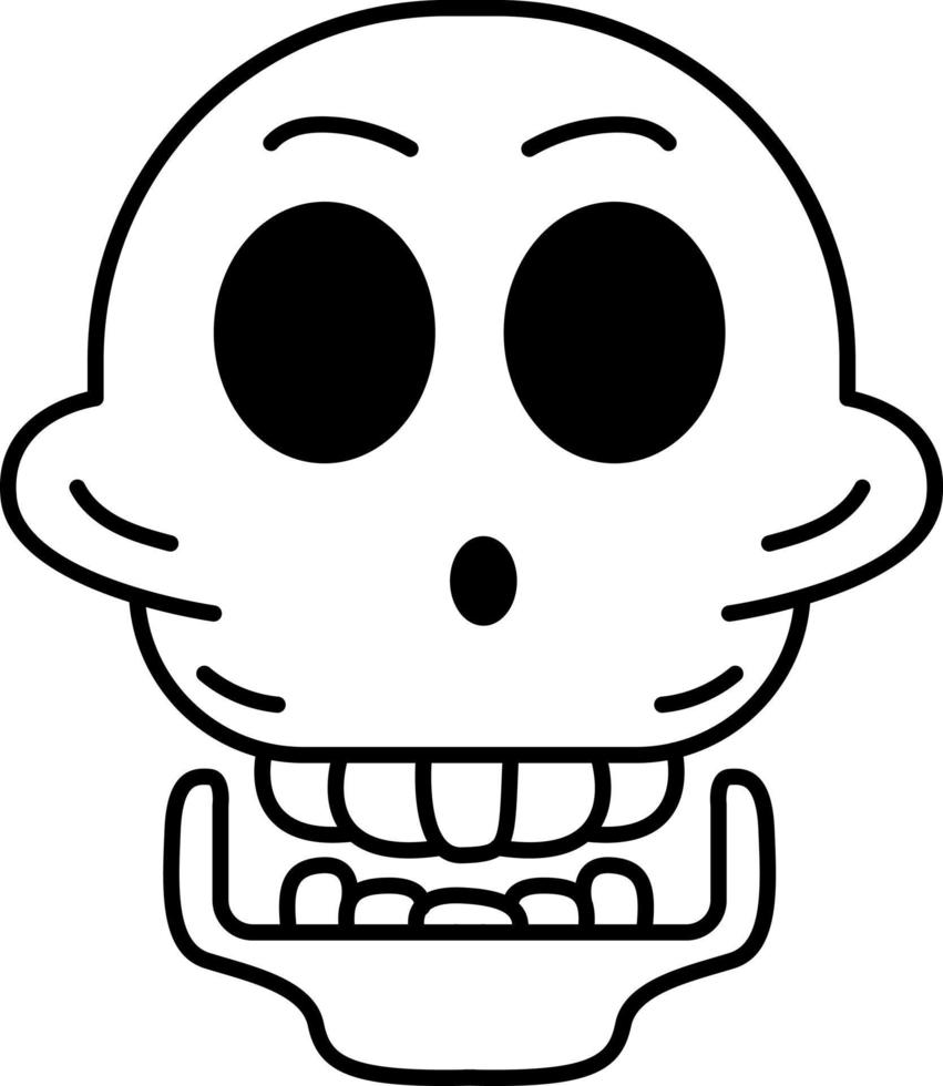Skull for decoration. vector
