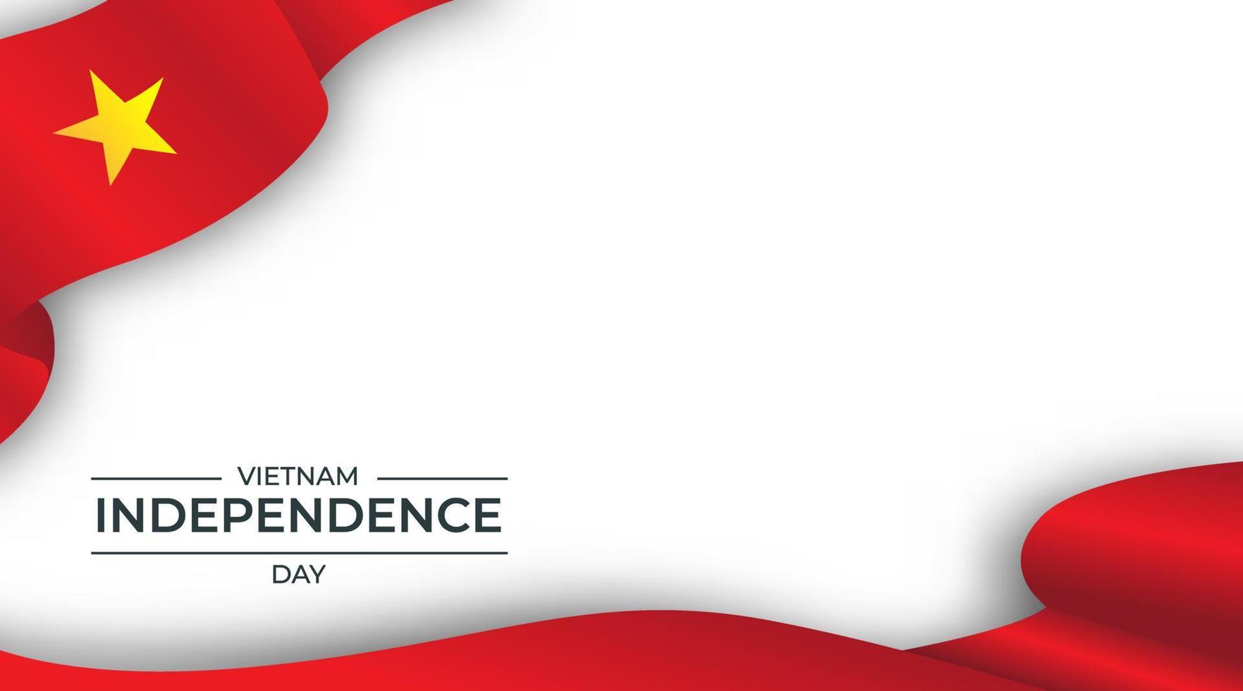 Vietnam independence day illustration design vector