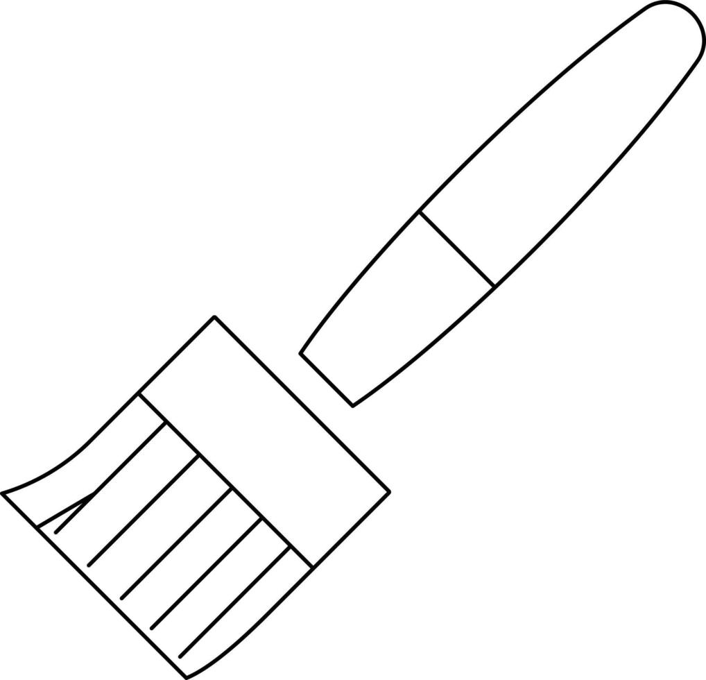 Paint brush web icon. vector