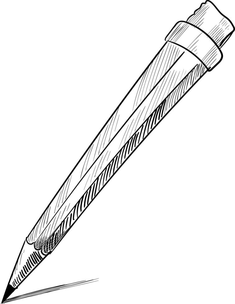 Pens for writing text. vector