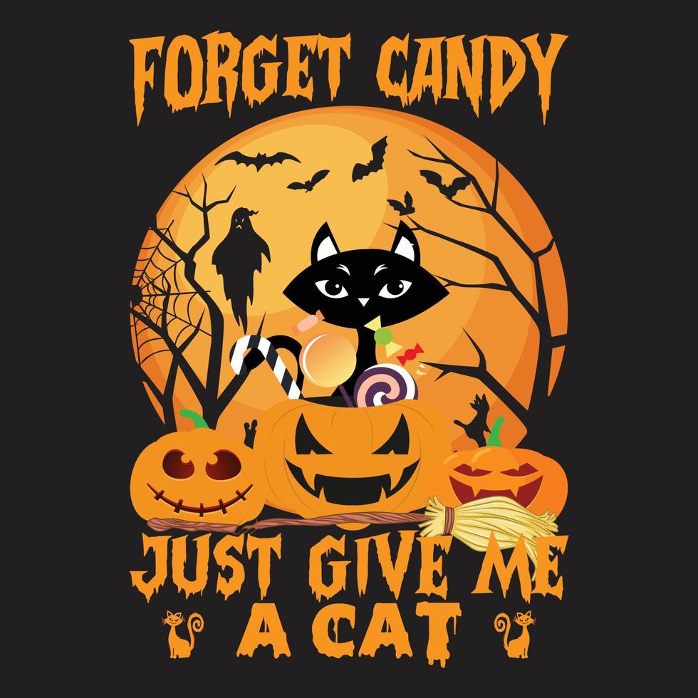 camiseta de halloween vector