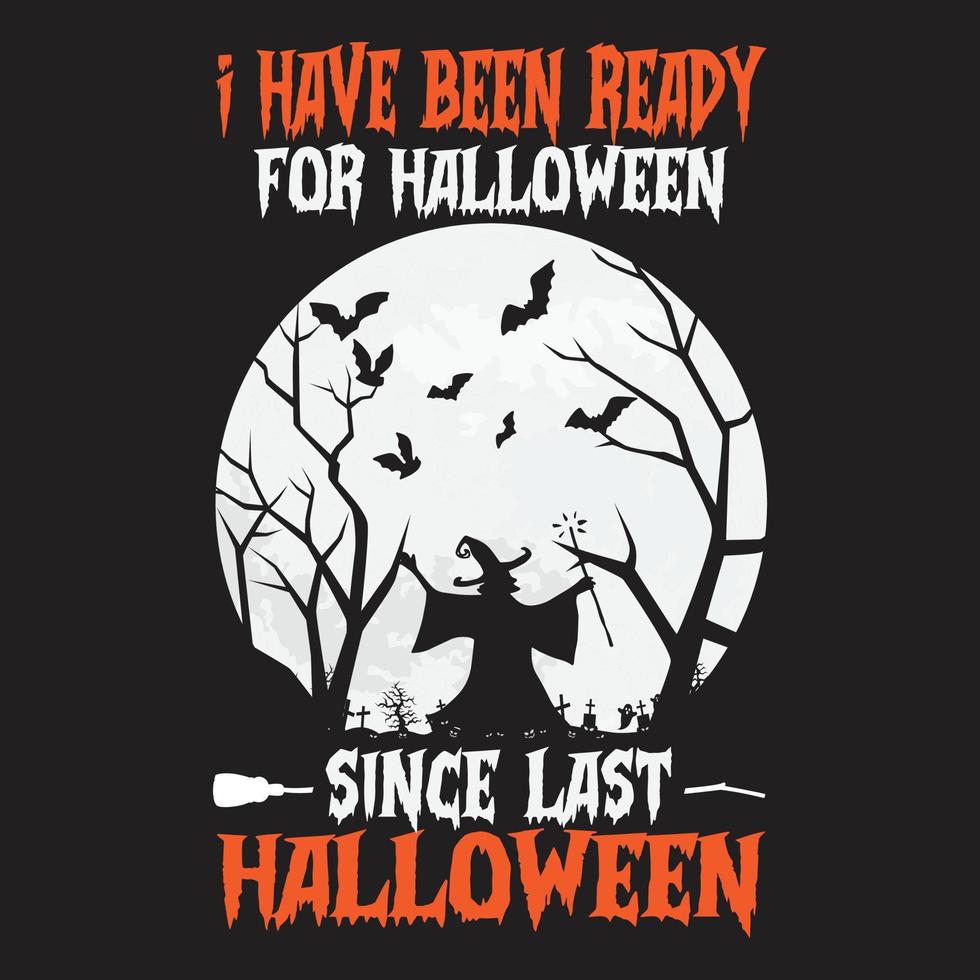 Halloween t shirt vector